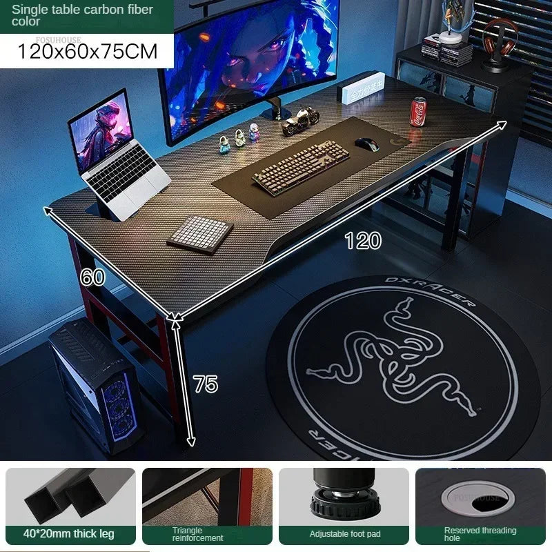 Nordic Desktop Computer E-sports Gaming Desk