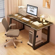 Gaming Desk Computer Writing Table Student Art Modren Simple Style PC Wood Suitable Portable Desk for Home, Office