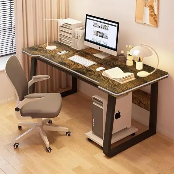 Gaming Desk Computer Writing Table Student Art Modren Simple Style PC Wood Suitable Portable Desk for Home, Office