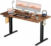 Standing Desk, Adjustable Height Electric Sit Stand Up Down Computer Table, 55x24 Inch Ergonomic Rising Modern Lift Motorized Ga
