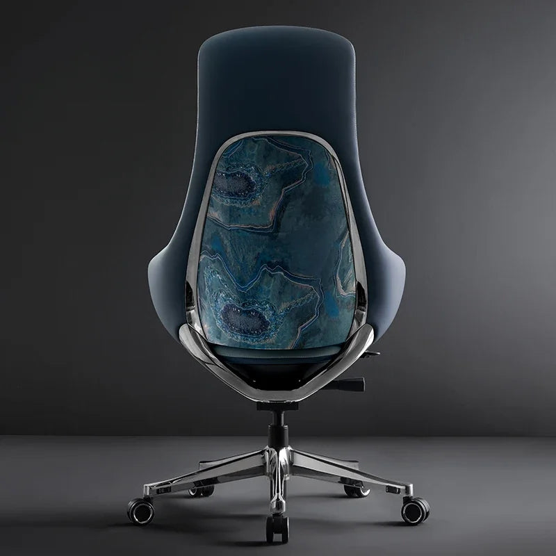Nordic Leather Modern Ergonomic Office Chair