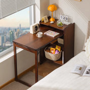Home Bamboo Folding Desk Small Apartment Bedroom Computer Desk Student Children Study Desk Study Office Furniture