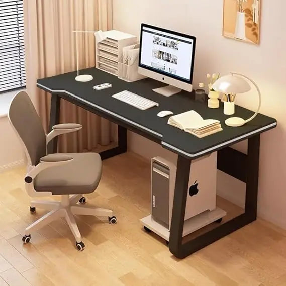 Gaming Desk Computer Writing Table Student Art Modren Simple Style PC Wood Suitable Portable Desk for Home, Office