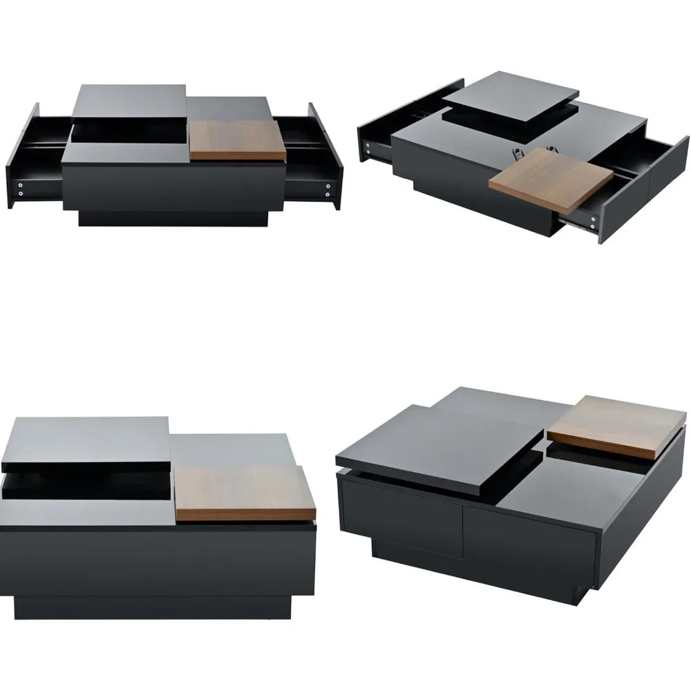 FurnishSpot SpaceSmart™ Adjustable Coffee Table with Hidden Storage