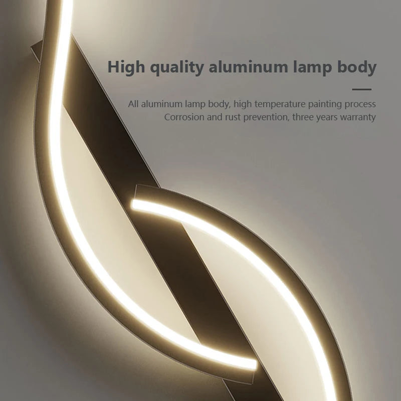 Modern LED Wall Lamp - Minimalist Long Strip Design