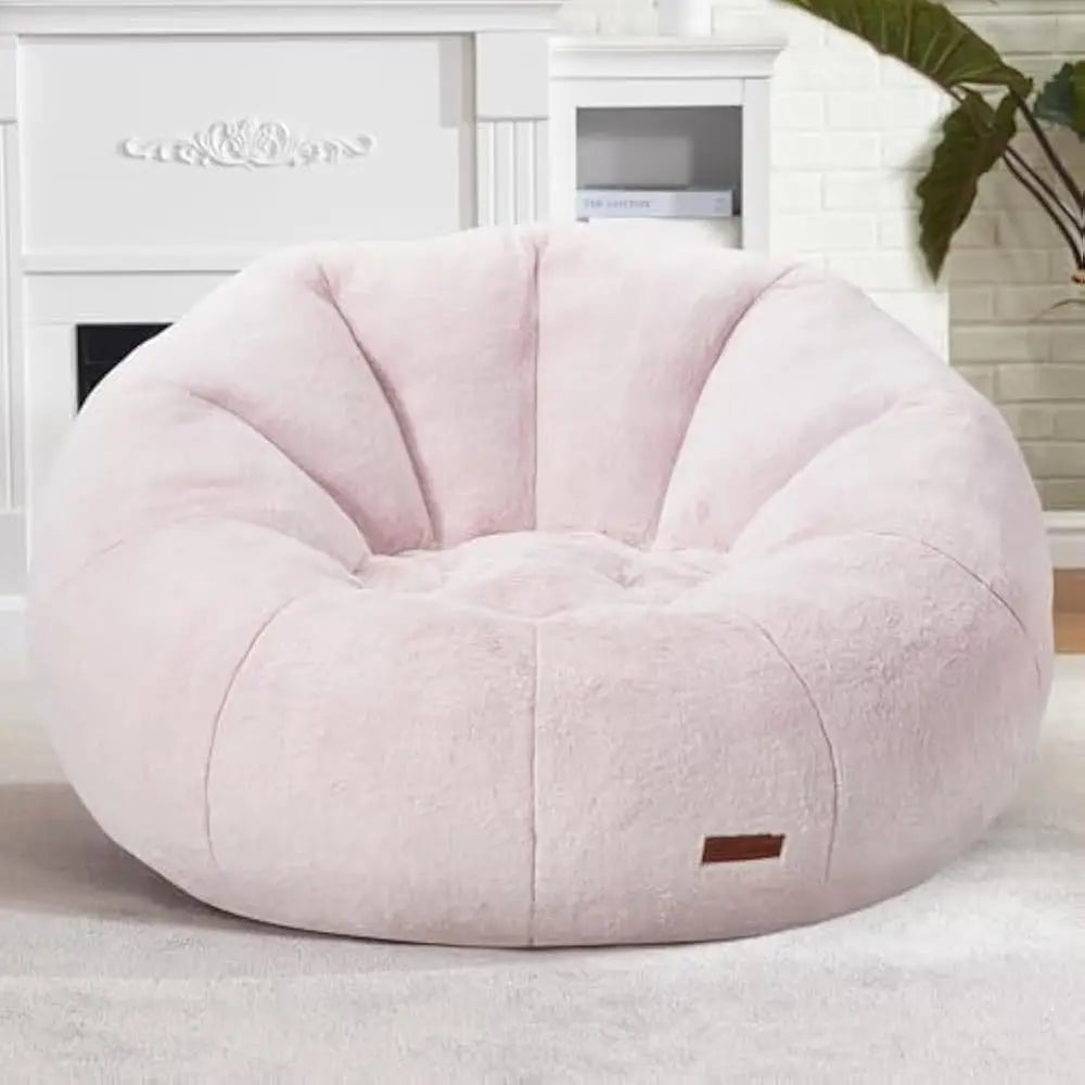 Bean Bag Chair, Comfy Giant Stuffed Bean Bag Chais, w/Spacious Design for Reading, Playing or Relaxing, Bean Bag Couch for Adult