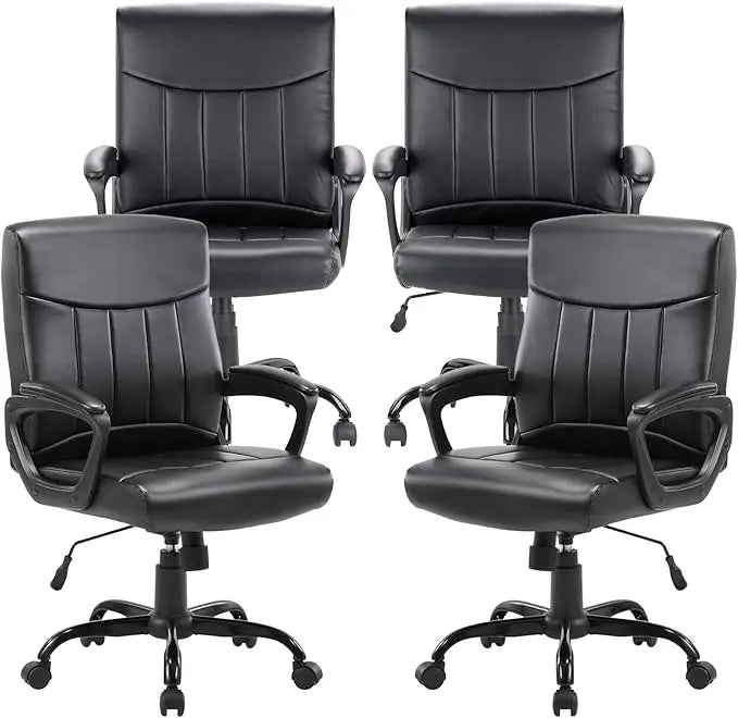 Executive Mid Back Ergonomic Managerial Chair with Lumbar Support