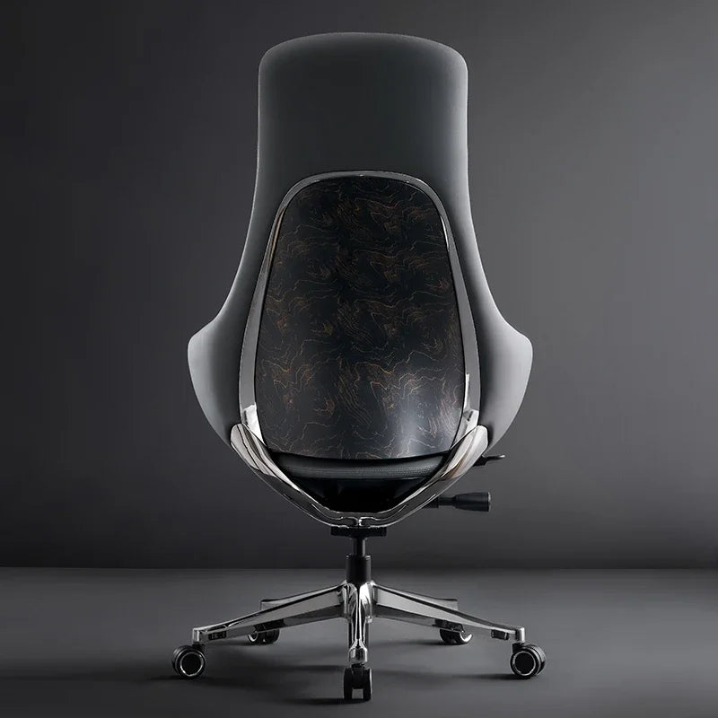 Nordic Leather Modern Ergonomic Office Chair