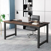 70.8”Executive Desk, Large Office Computer Desk with Thicken Frame, Modern Simple Workstation Business Furniture for Home Offic