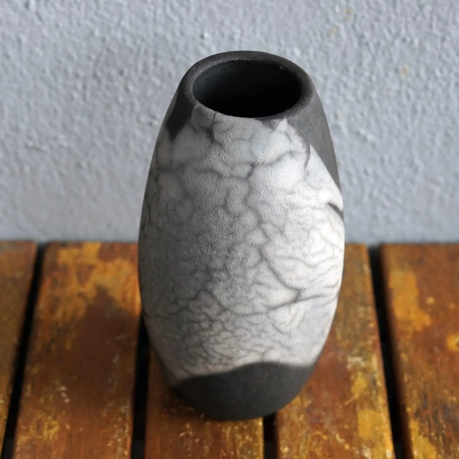 6-inch handmade ceramic vase - Bohemian style, gift box, gift for mom, home decor