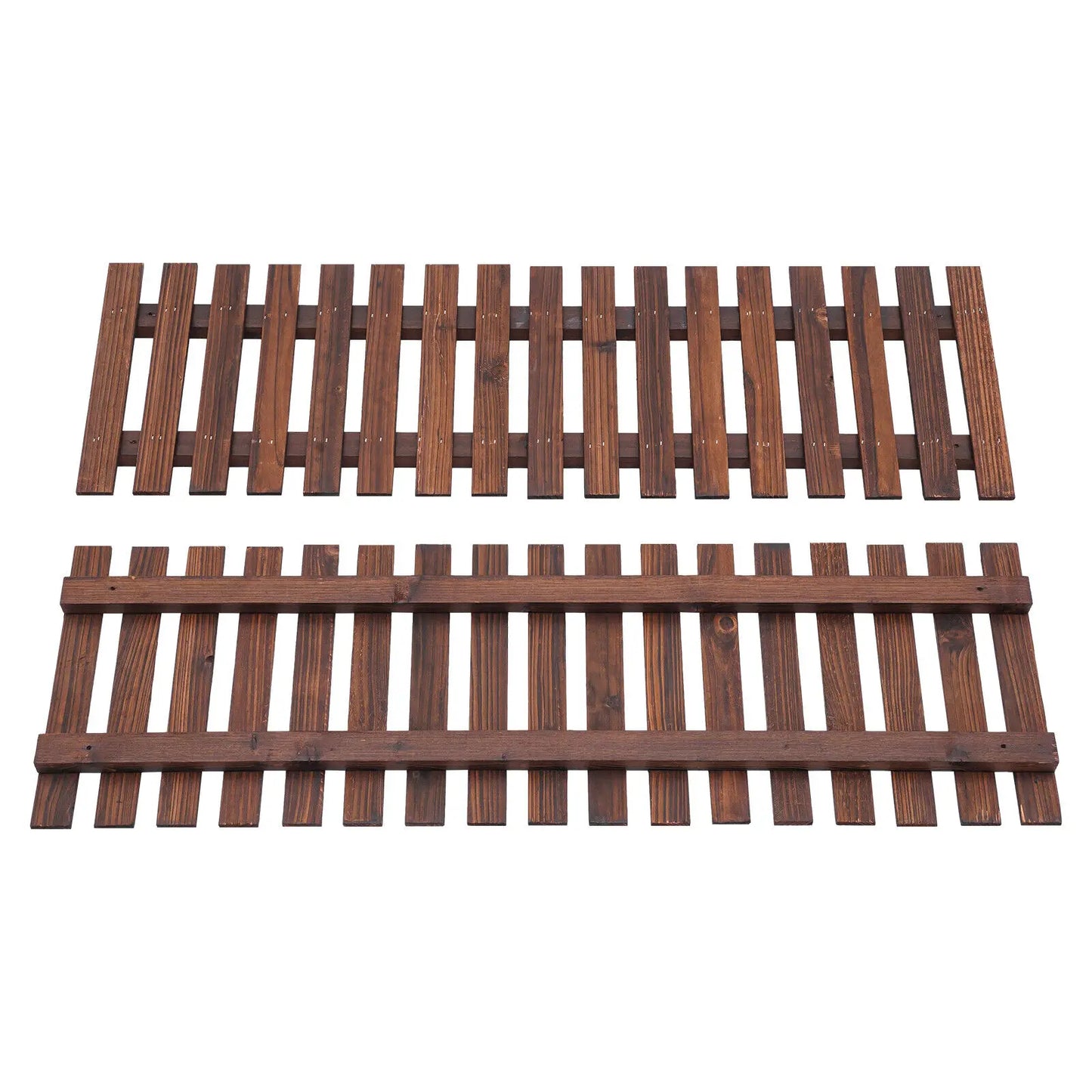 2PCS Rustic Cedar Wood Wall-Mounted Flowerpot Shelves – Indoor & Outdoor Hanging Planter Rack for Plants, Flowers, Herbs, Balcony, Patio, Garden