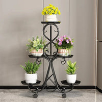 Modern Multi-Layer Metal Shelves Plant Rack