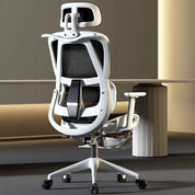 Ergonomic comfortable sedentary office chair with lumbar support