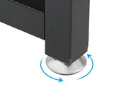 Tribesigns Two Person Desk with Bookshelf, 78.7 Computer Office Double Desk for Two Person, Rustic Writing Desk Workstation