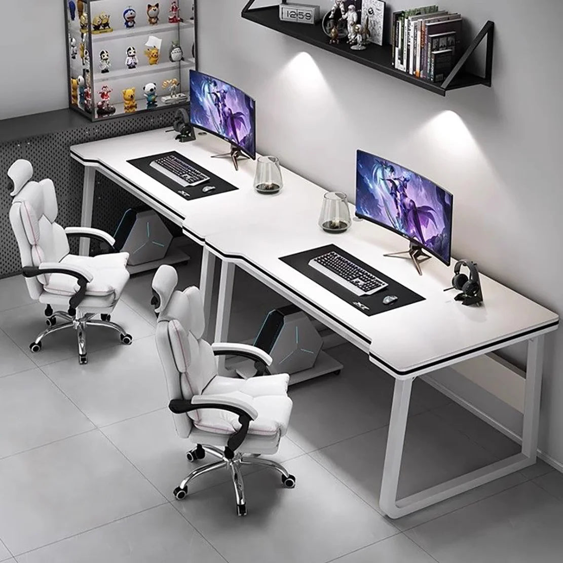 Gaming Desk Computer Writing Table Student Art Modren Simple Style PC Wood Suitable for Home, Office