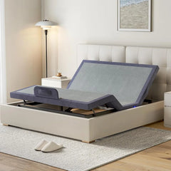 Queen Adjustable Bed Frame with Wireless Remote, Electric Bed Base w/3 Massage Modes, Zero Gravity Bed, Head and Foot Incline, 3