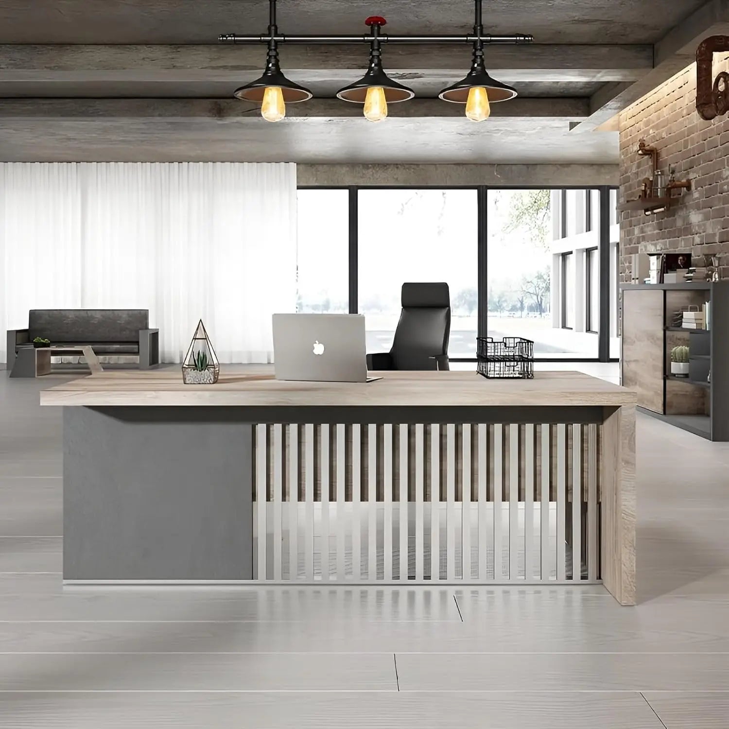 63in Modern Executive Office Computer Desk