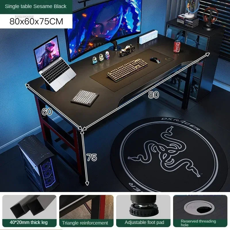 Nordic Desktop Computer E-sports Gaming Desk