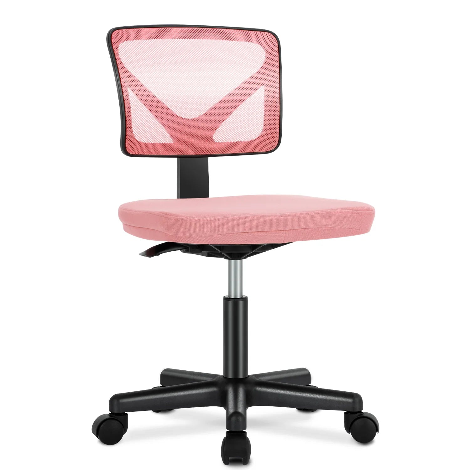 Lumbar Support Low Back Adjustable Height 360° Rolling Swivel Office Chair