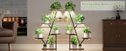 SmartSpace™ 5-Tier Corner Plant Stand with Grow Lights (2-Pack) – Indoor Vertical Plant Shelf