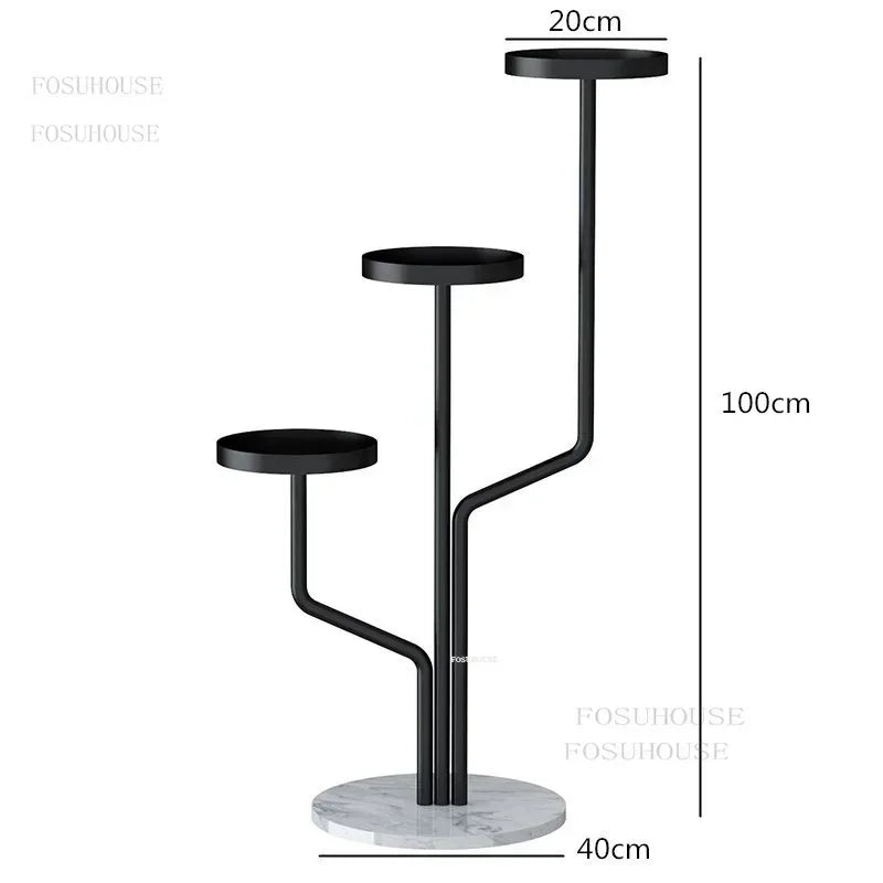 5-Tier Indoor Metal Plant Stand