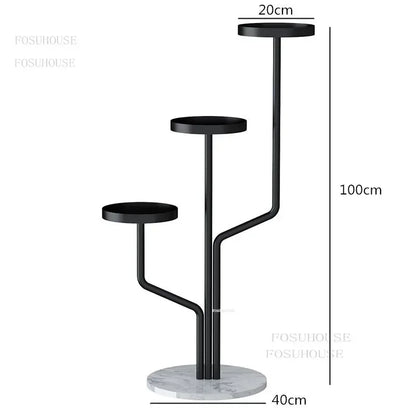 5-Tier Indoor Metal Plant Stand