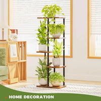 Indoor 5 Tier Metal Corner Plant Stand